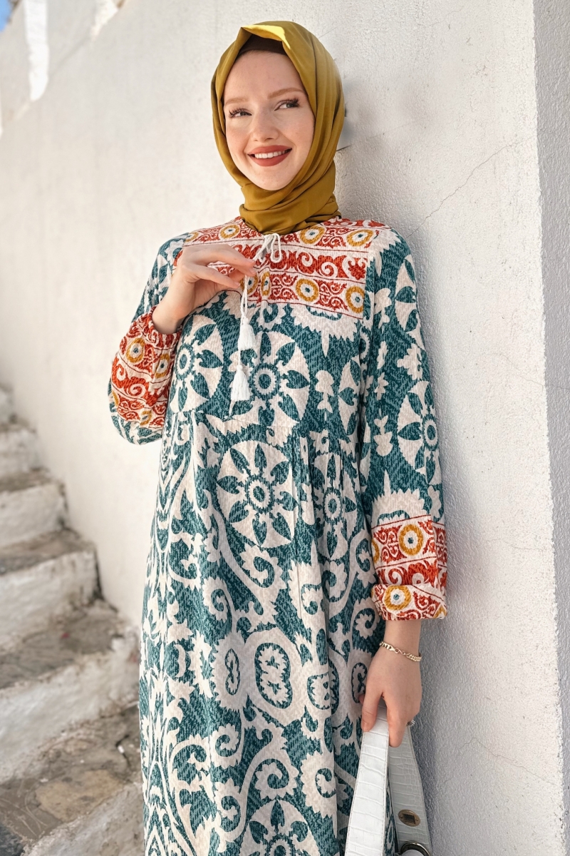 Sevilla Turkuaz Elbise