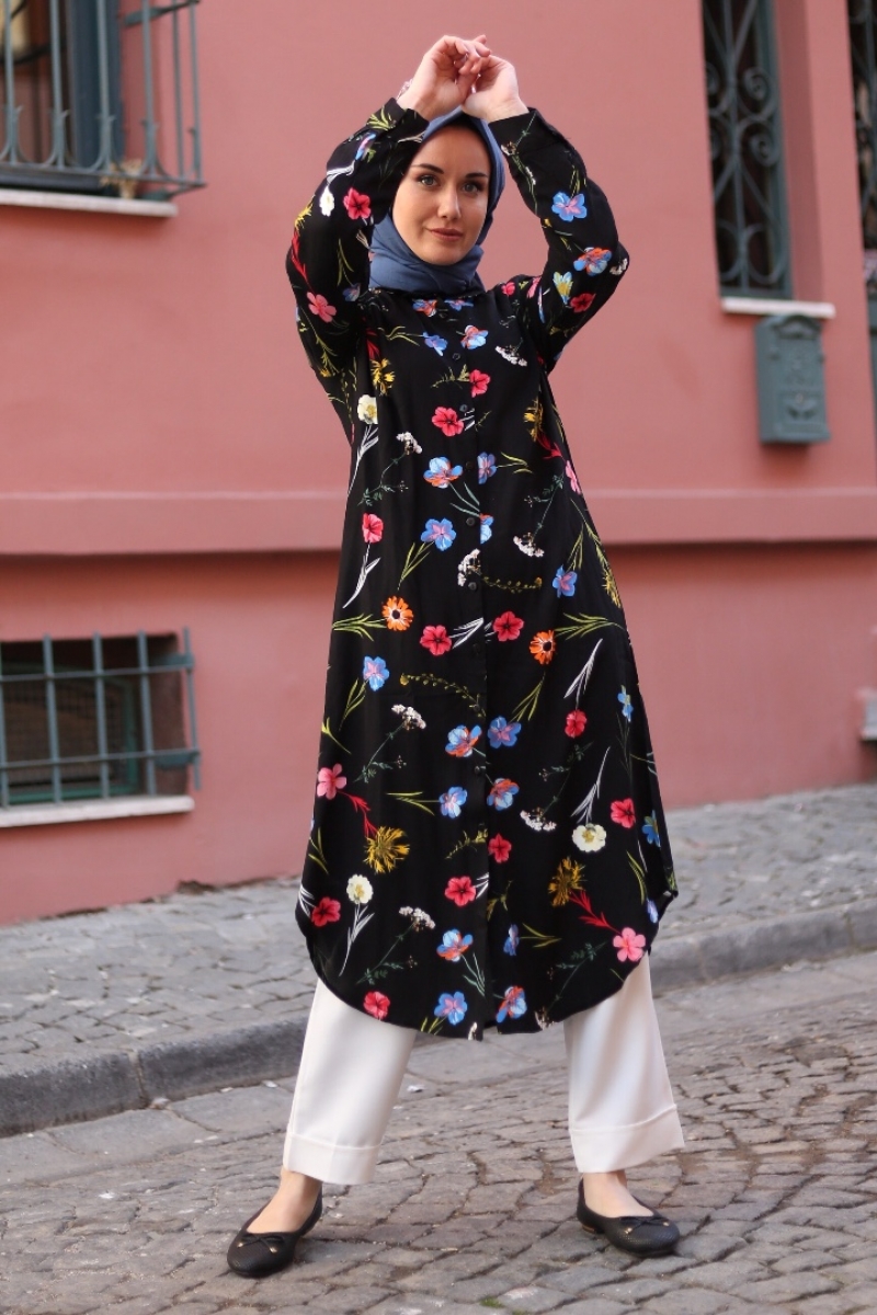 Shayma Siyah Tunik
