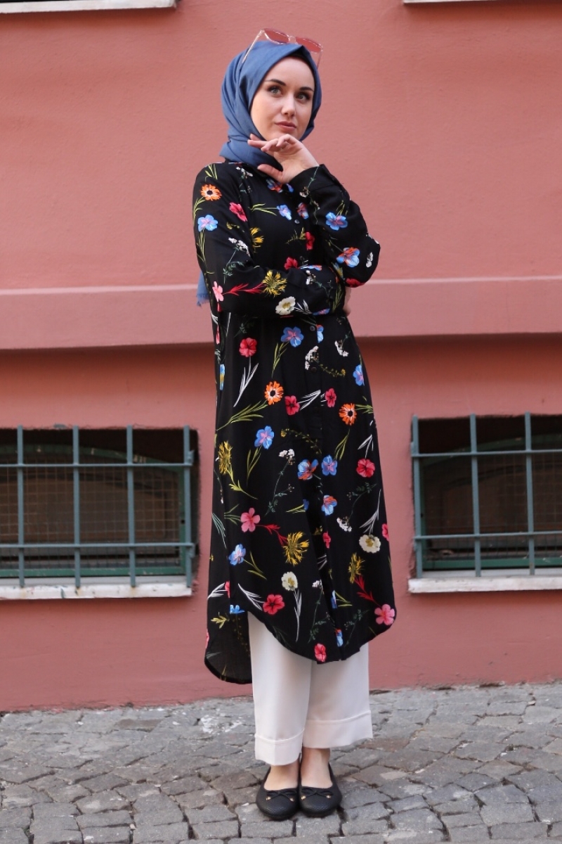 Shayma Siyah Tunik