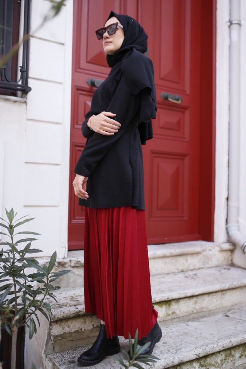 Shines Kırmızı Etek