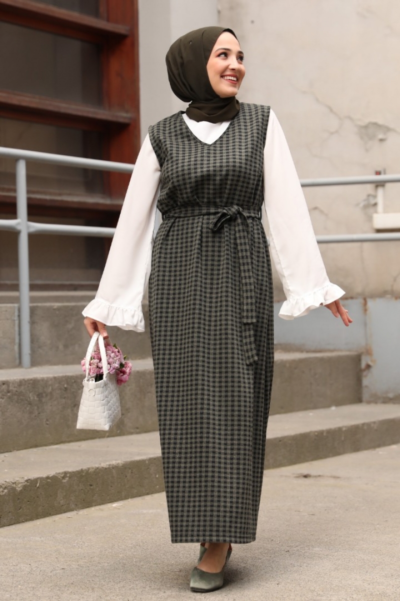 Shoess Haki Jile Gömlek Kombin