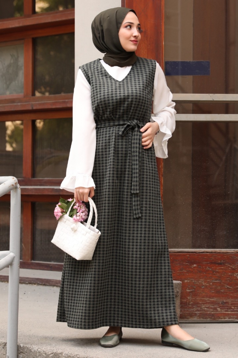 Shoess Haki Jile Gömlek Kombin