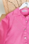 Sidelya Pembe Taşlı Gabardin Gömlek