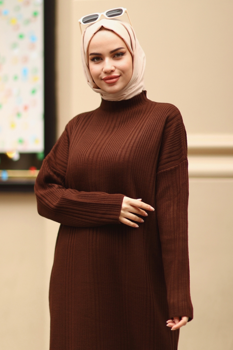 Sidney Kahverengi Elbise