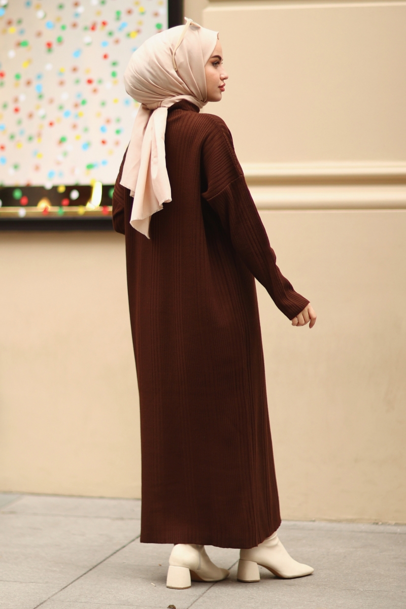 Sidney Kahverengi Elbise