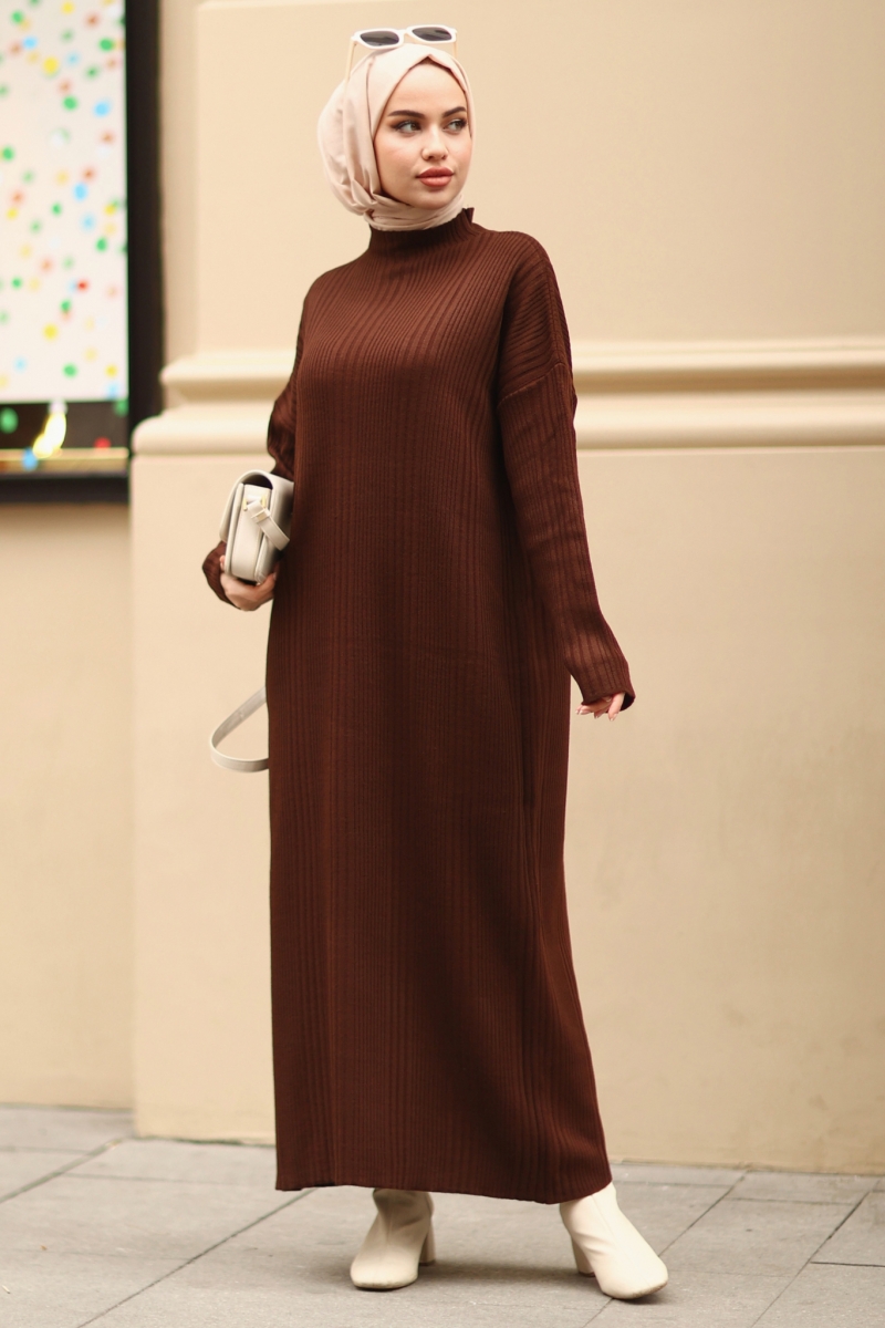 Sidney Kahverengi Elbise