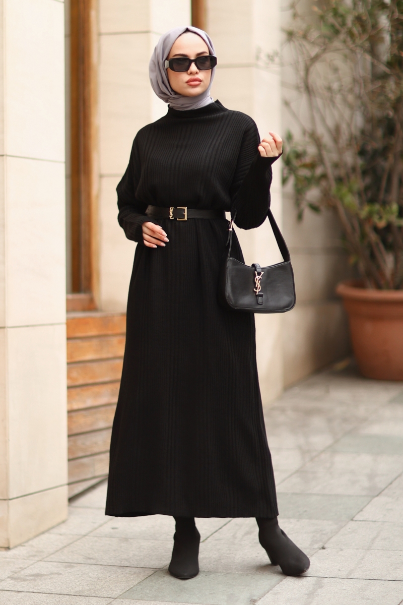 Sidney Siyah Elbise