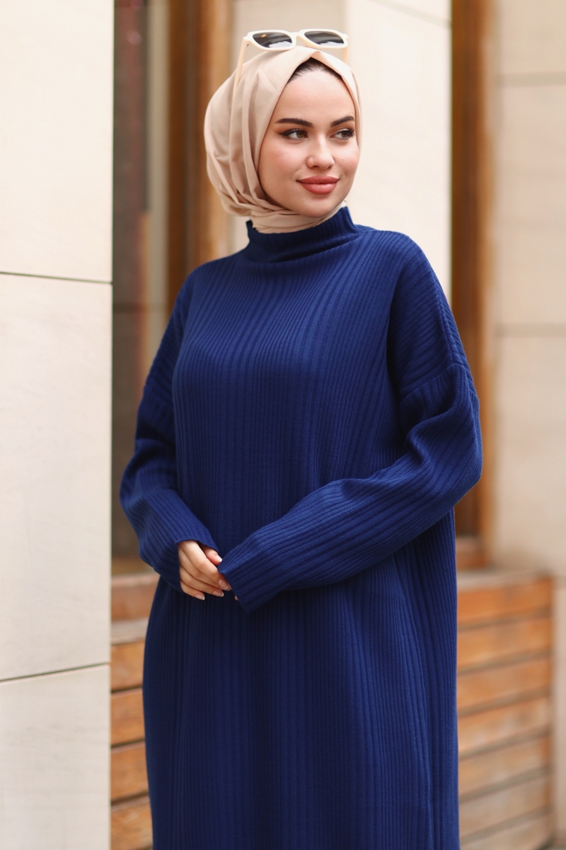 Sidney Saks Mavi Elbise