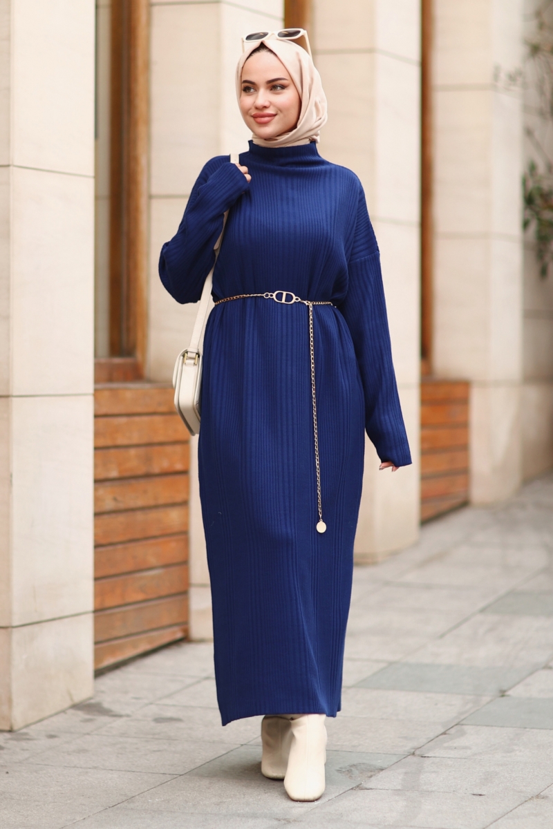 Sidney Saks Mavi Elbise