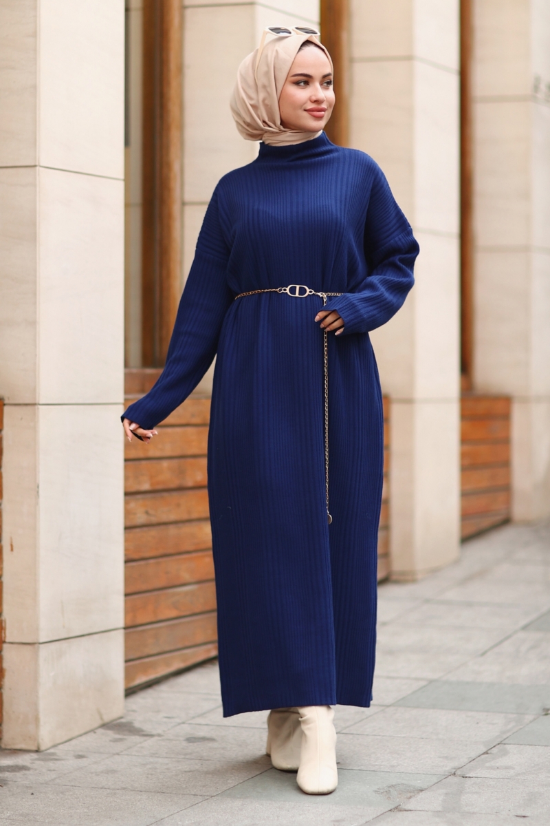 Sidney Saks Mavi Elbise