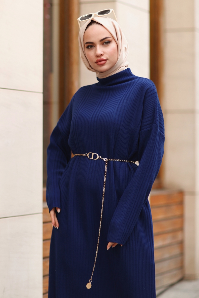 Sidney Saks Mavi Elbise