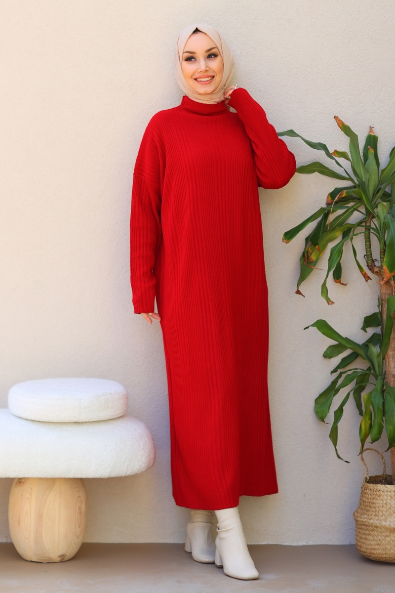 Sidney Kırmızı Elbise