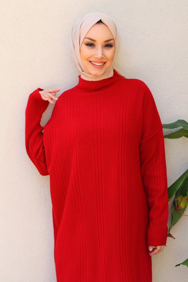 Sidney Kırmızı Elbise