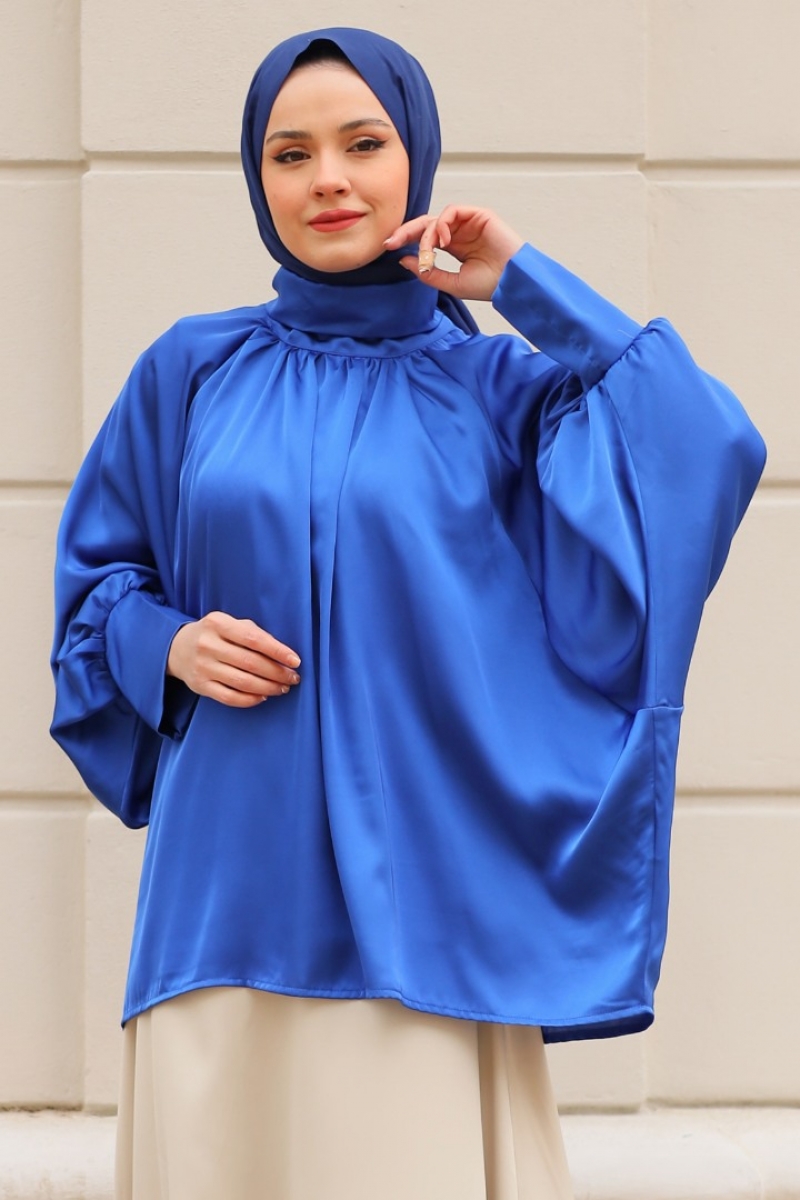 Sima Saks Mavisi Gömlek