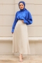 Sima Saks Mavisi Gömlek