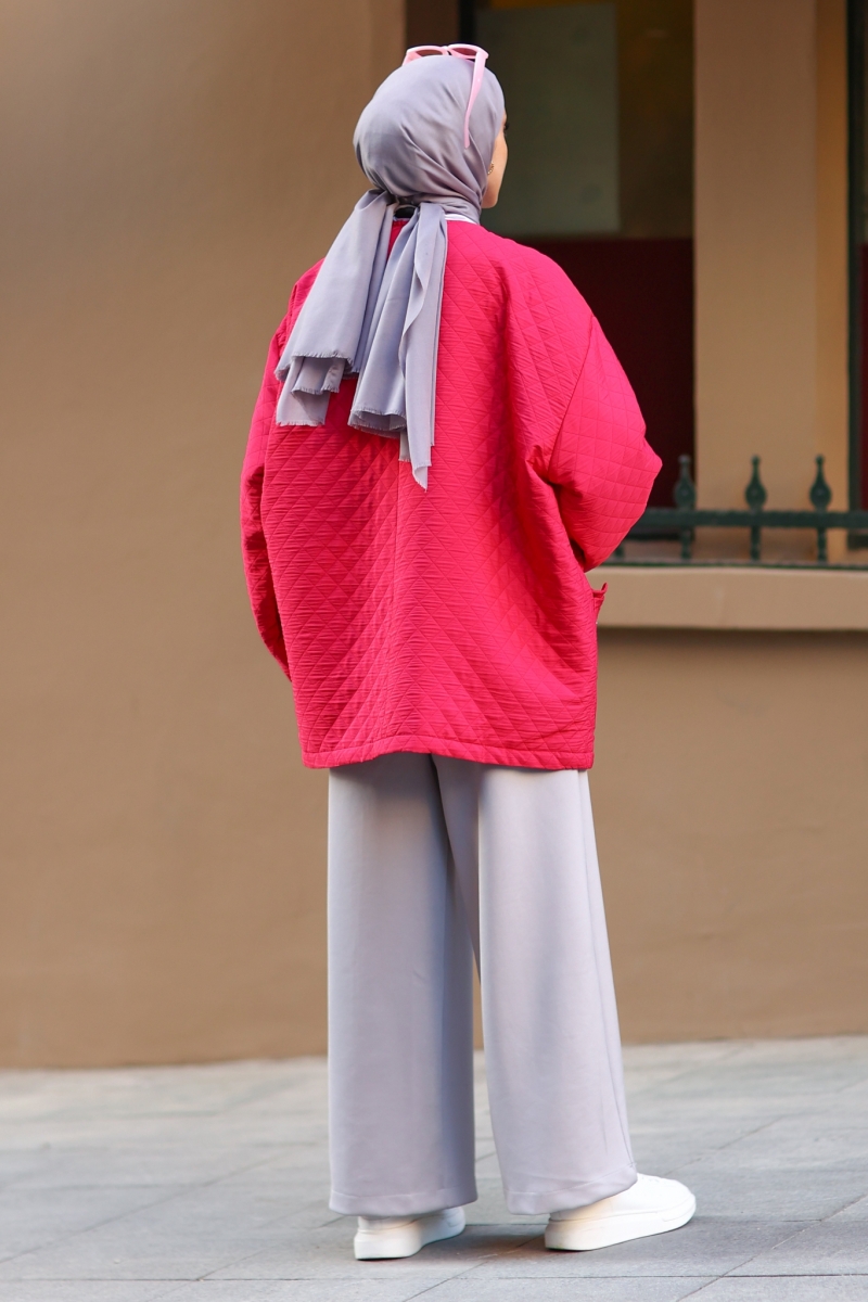 Single Pembe Kapitone Mont