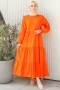 Sirius Turuncu Elbise