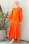 Sirius Turuncu Elbise