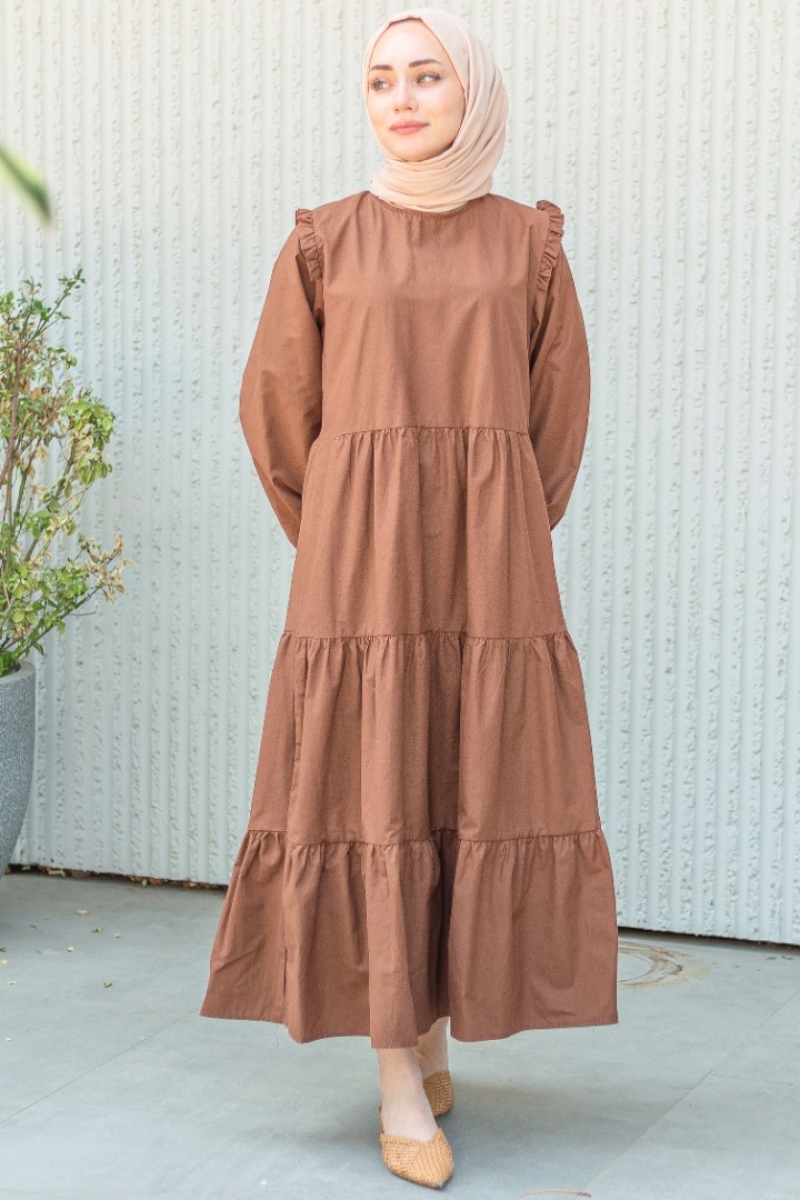 Sirius Kahverengi Elbise