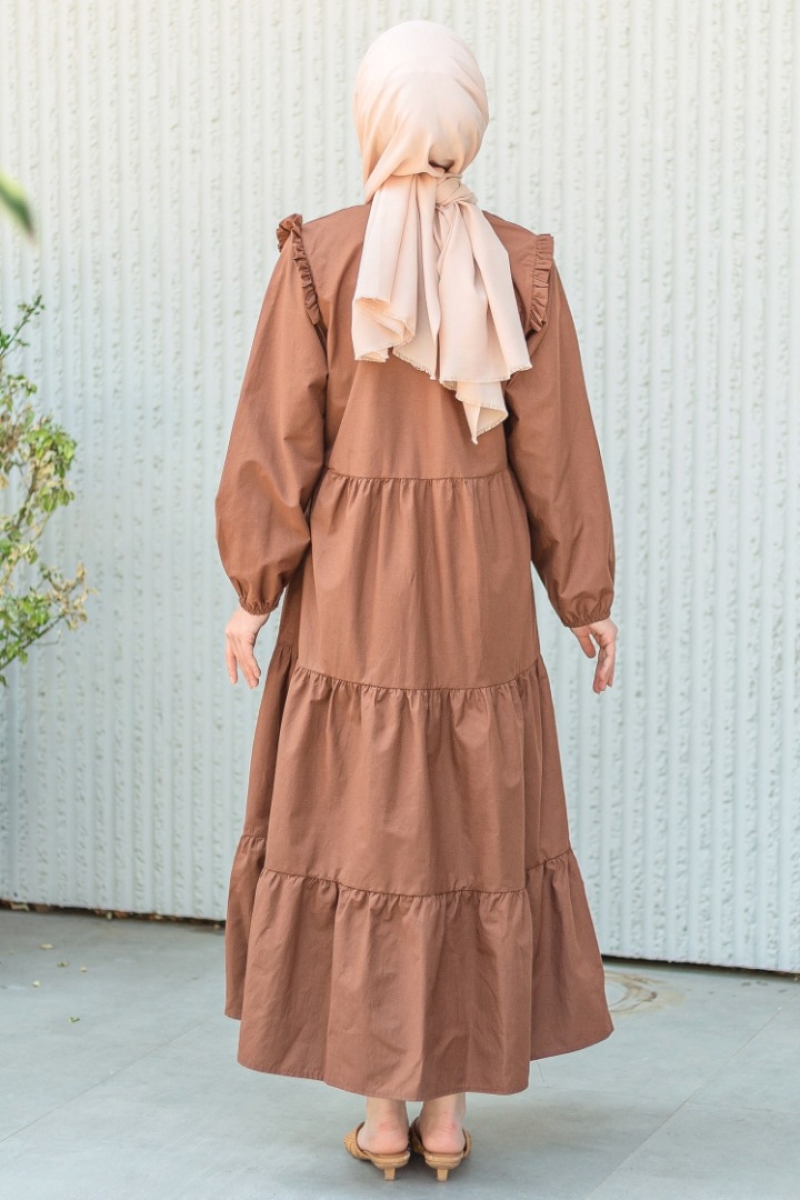 Sirius Kahverengi Elbise