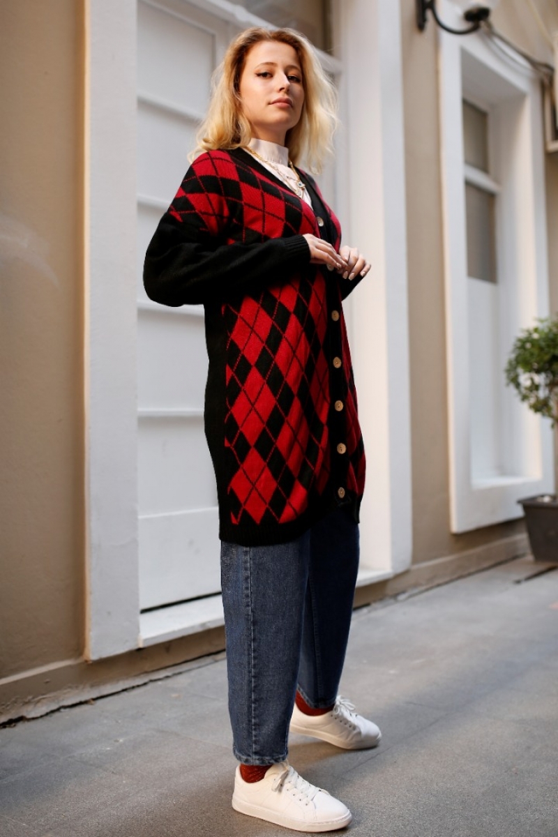 Slice Siyah Triko Hırka