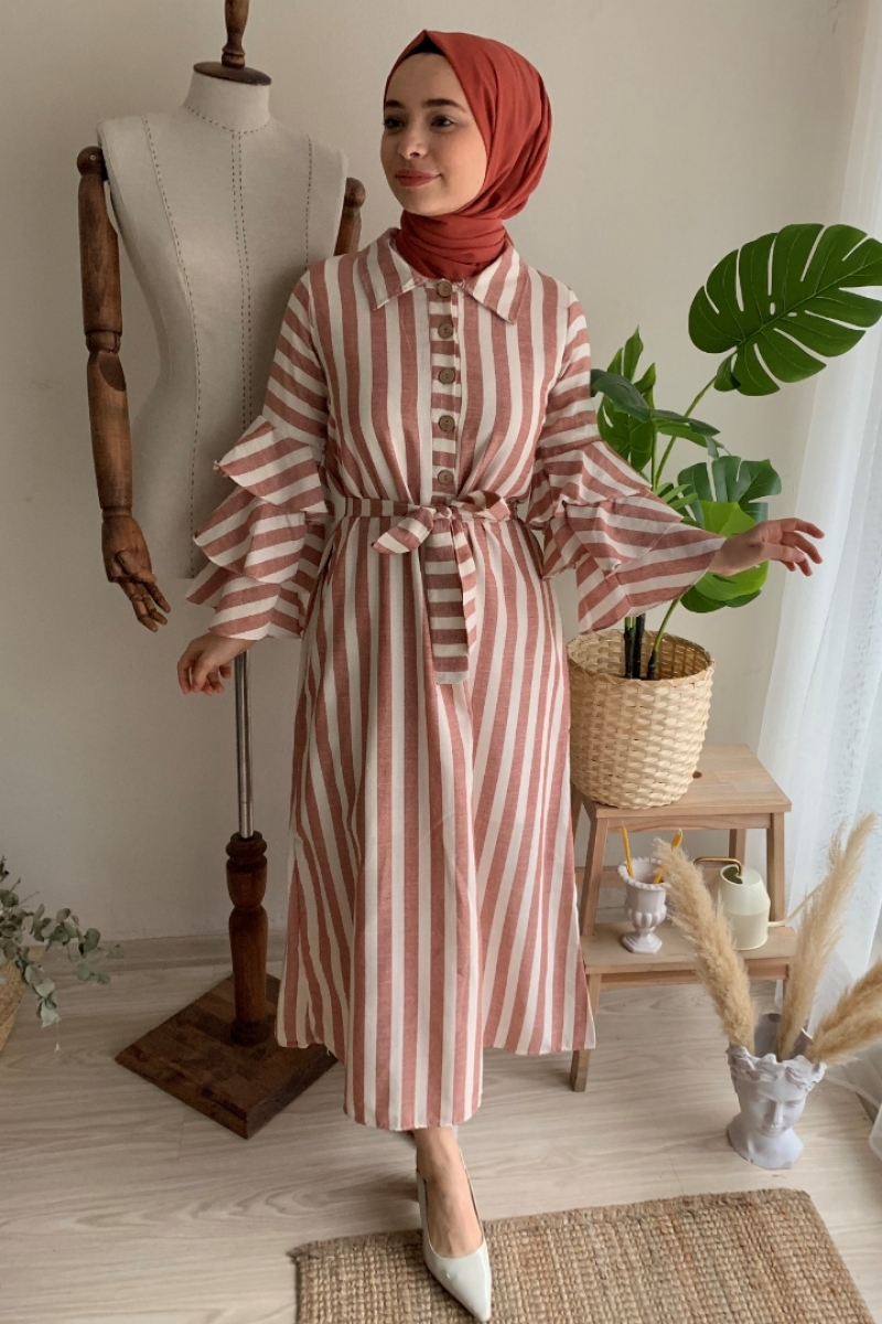 Solenta Kiremit Elbise