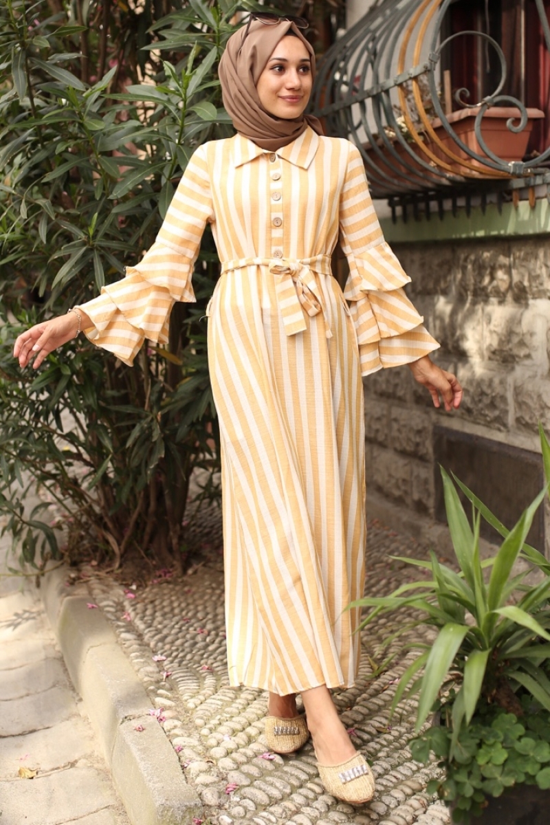 Solenta Sarı Elbise