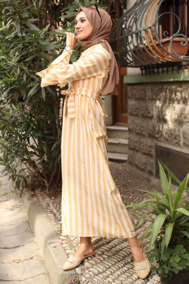 Solenta Sarı Elbise