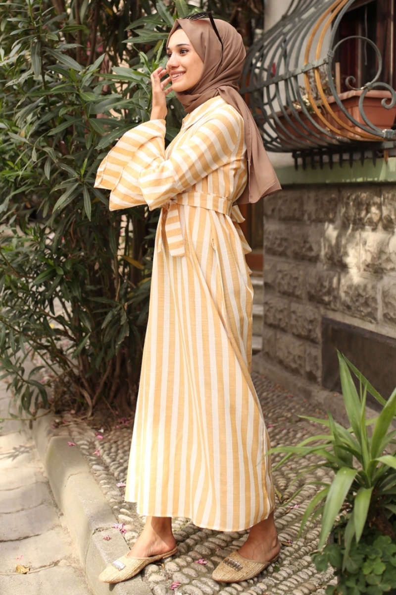 Solenta Sarı Elbise