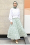 Sona Mint Yeşili Etek