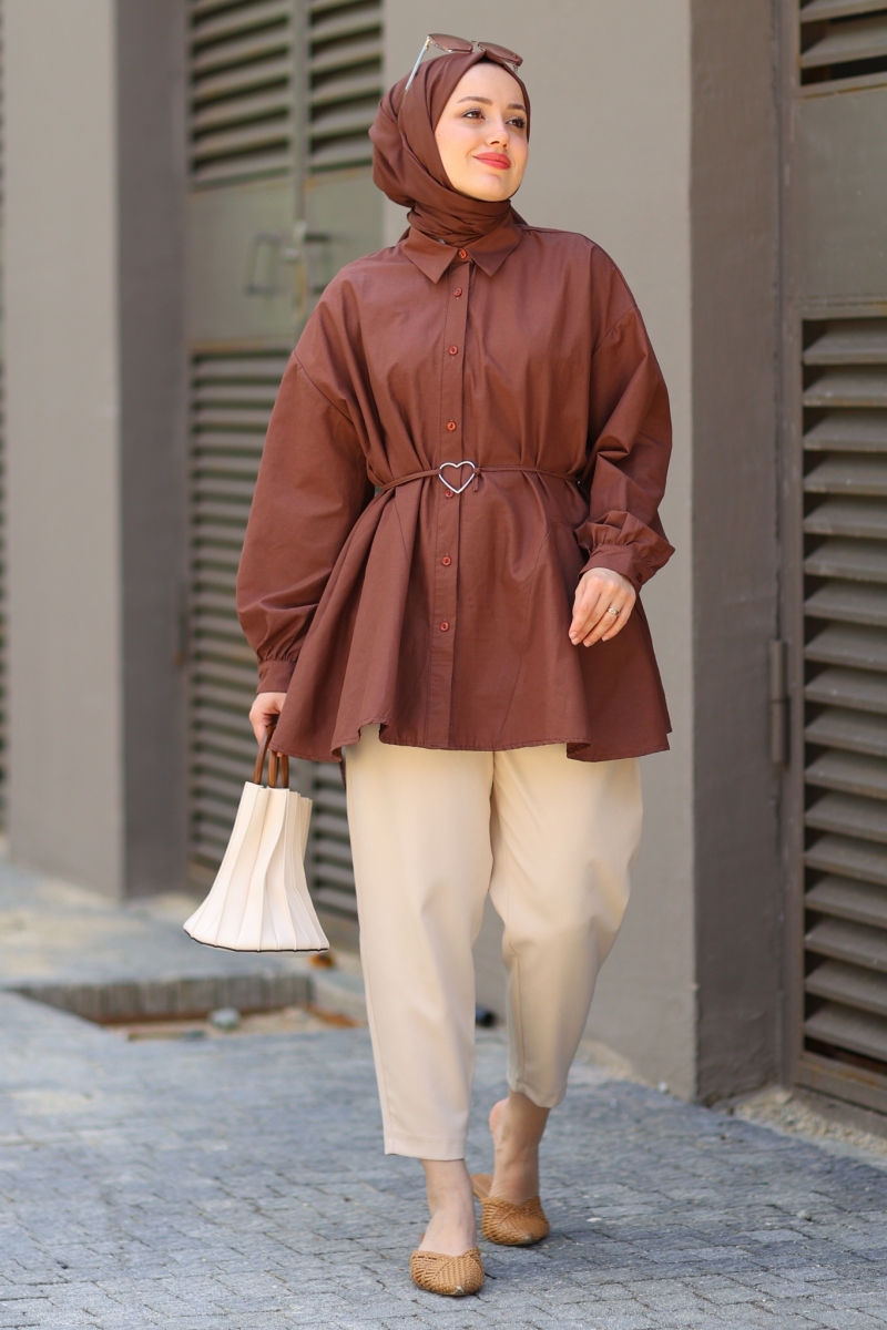 Sovrana Kahverengi Tunik