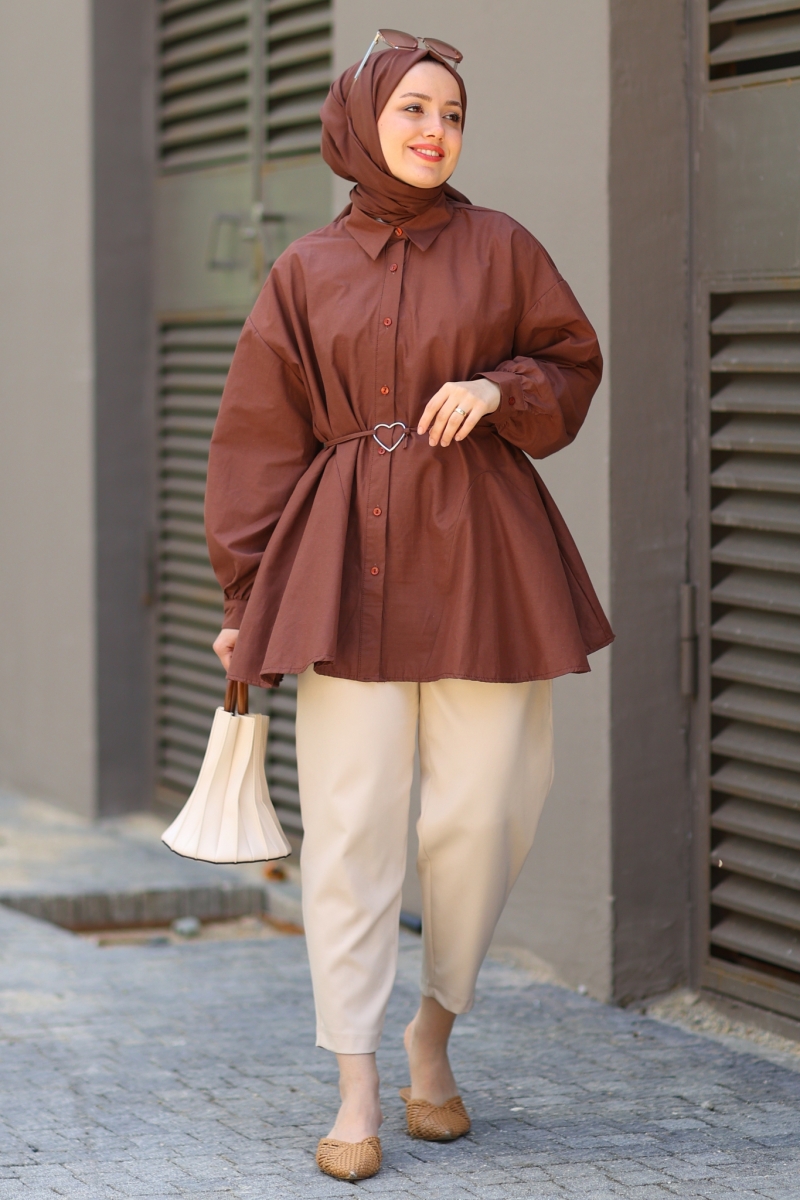 Sovrana Kahverengi Tunik