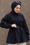 Sovrana Siyah Tunik