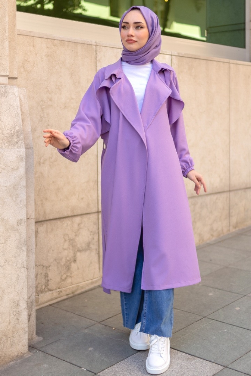 Space Lila Trençkot