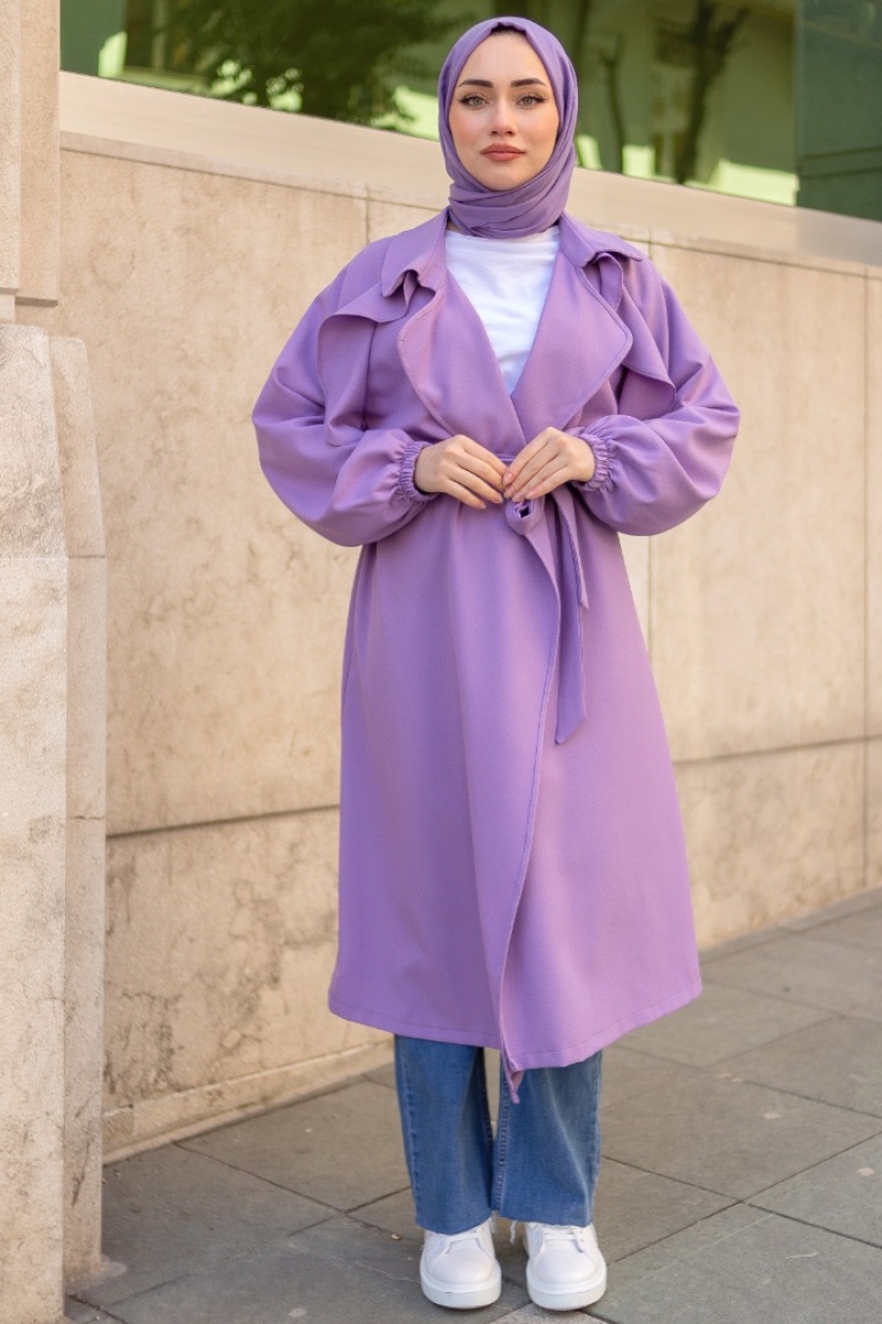 Space Lila Trençkot