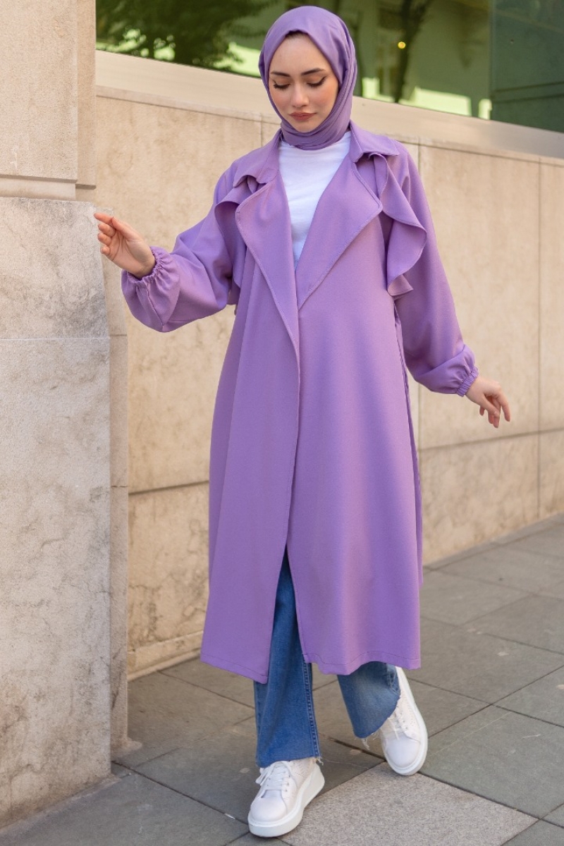 Space Lila Trençkot