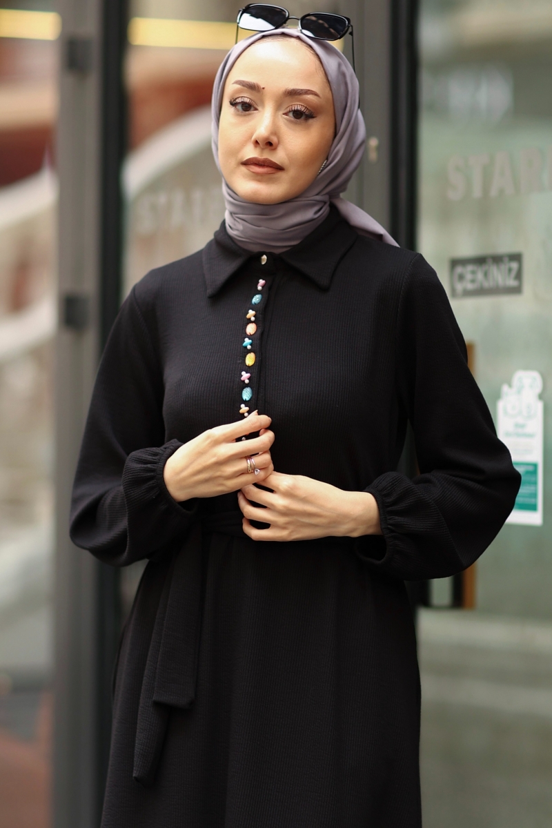 Stella Siyah Elbise