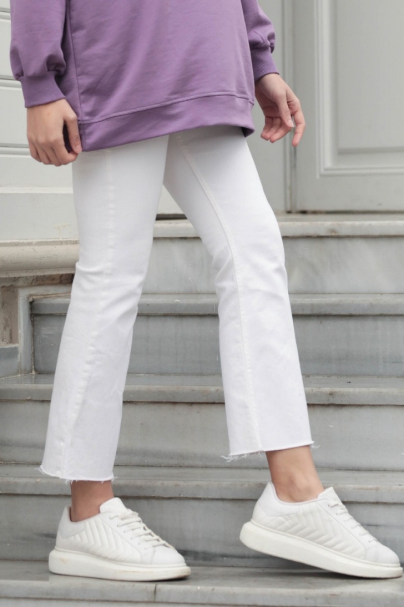 Sule Beyaz Pantolon