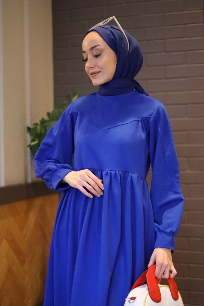 Sura Saks Mavi Elbise