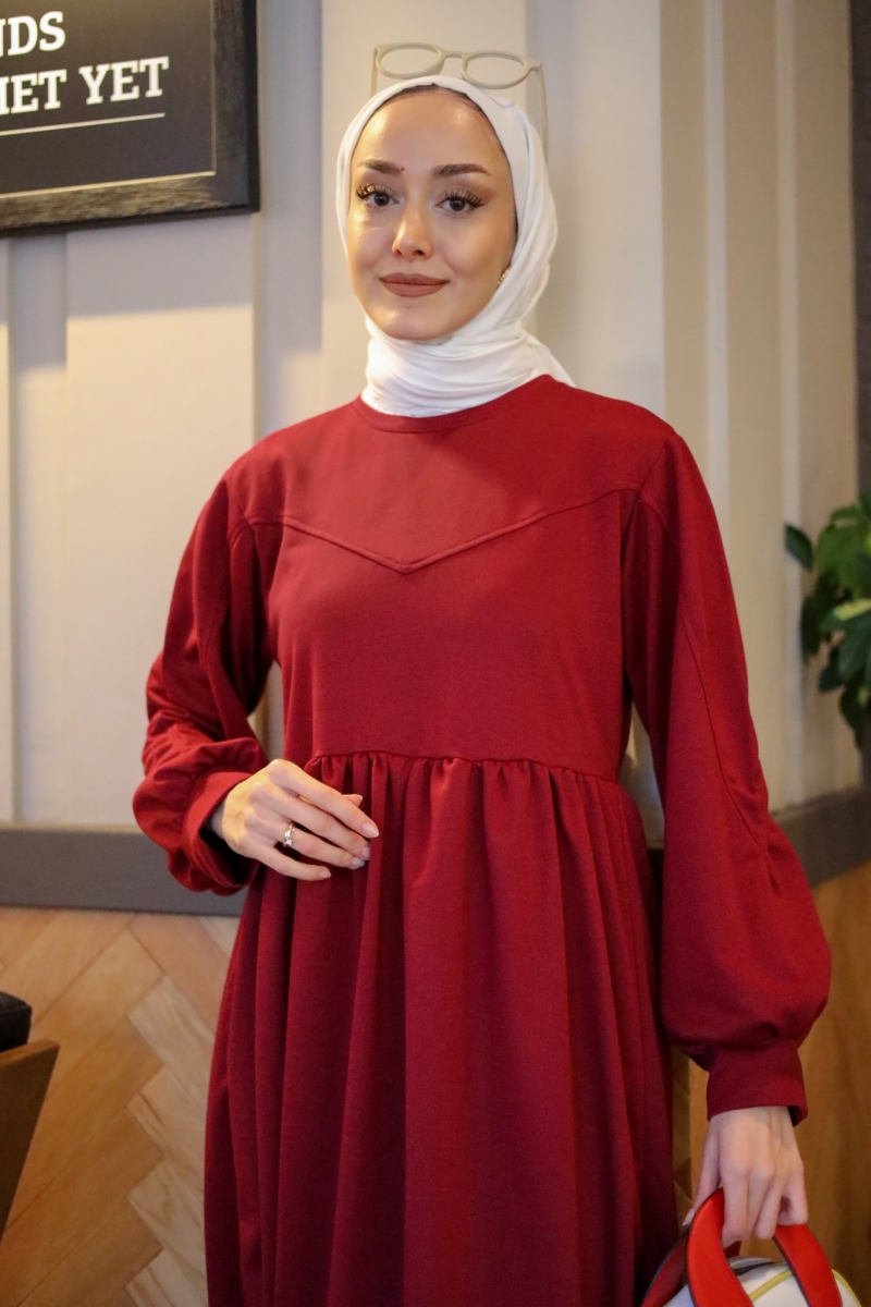 Sura Bordo Elbise
