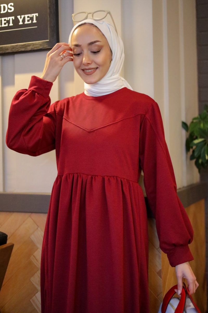 Sura Bordo Elbise