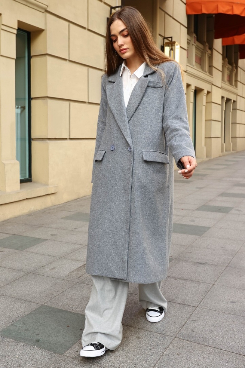 Swan Açık Gri Kaban