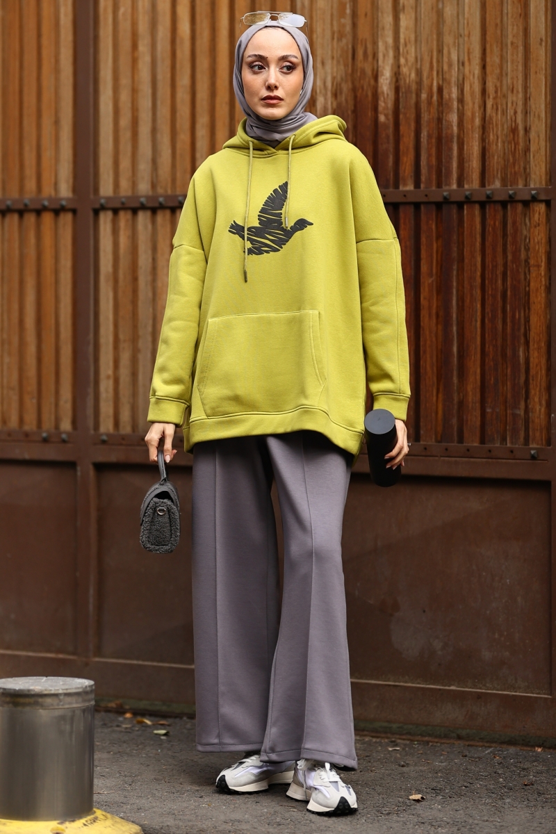 Tadi Yağ Yeşili Sweat