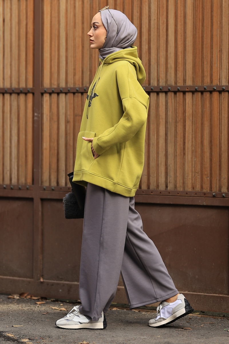 Tadi Yağ Yeşili Sweat