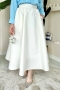 Tafta Beyaz Etek