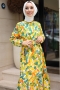 Talia Sarı Elbise