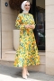 Talia Sarı Elbise