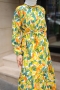 Talia Sarı Elbise