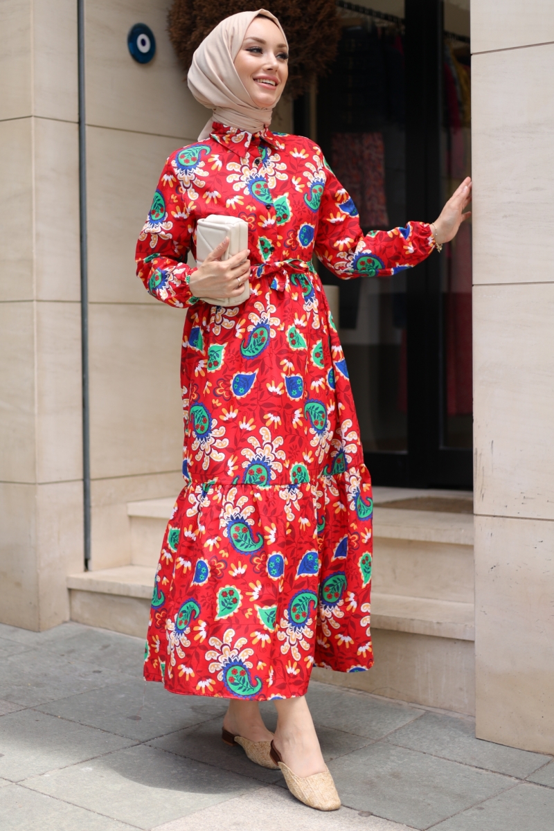 Talia Kırmızı Elbise