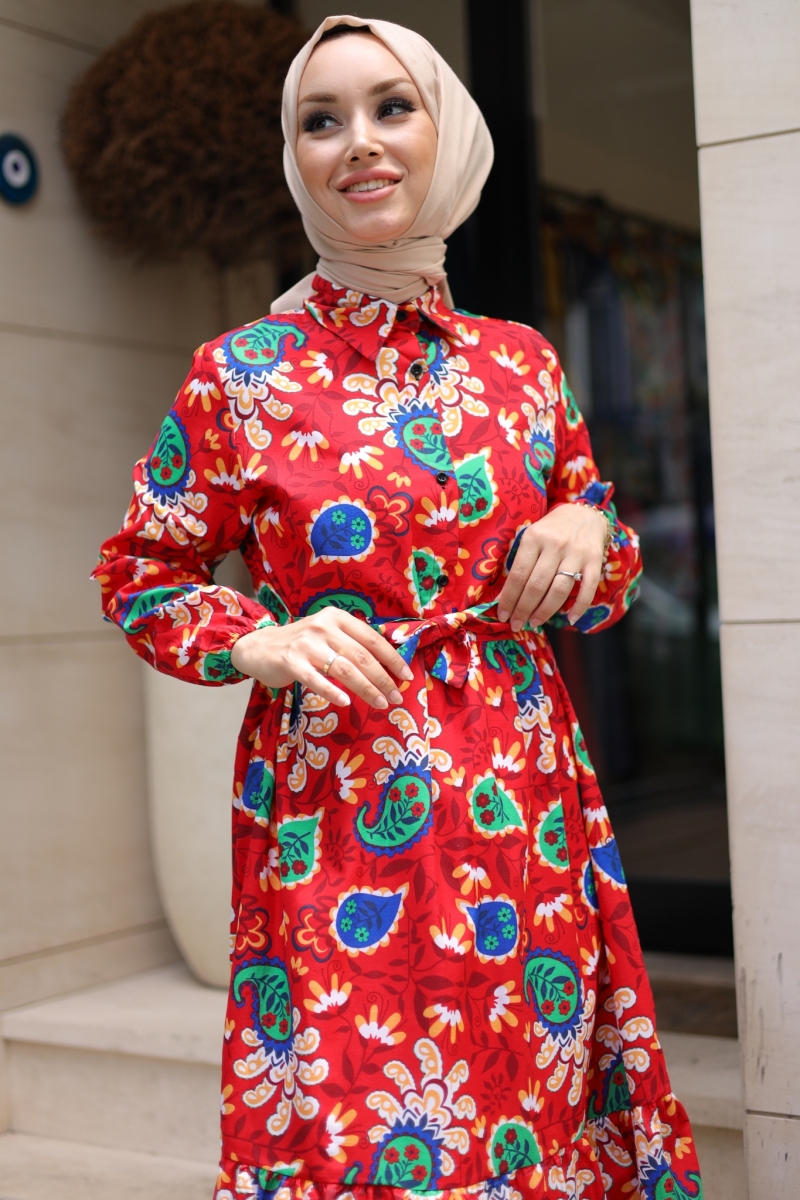 Talia Kırmızı Elbise